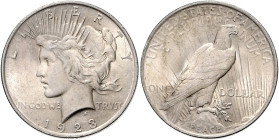 VEREINIGTE STAATEN VON AMERIKA, Peace-Dollar 1923.
vz
KM Y.48