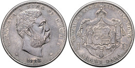 VEREINIGTE STAATEN VON AMERIKA / HAWAII, Kalakaua, 1874-1891, Dollar 1883. Akahi Dala. 26,70g.
kl.Kr., ss-vz
KM 7