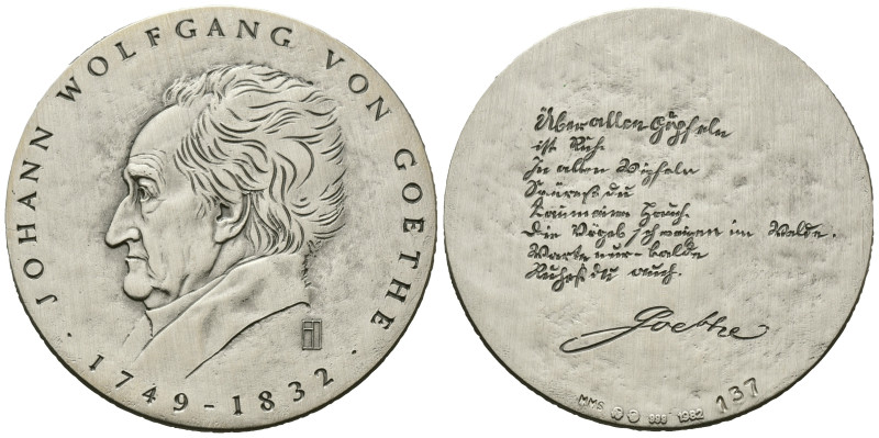 DICHTER UND SCHRIFTSTELLER, GOETHE, JOHANN WOLFGANG VON, *1749, +1832, Deutscher...