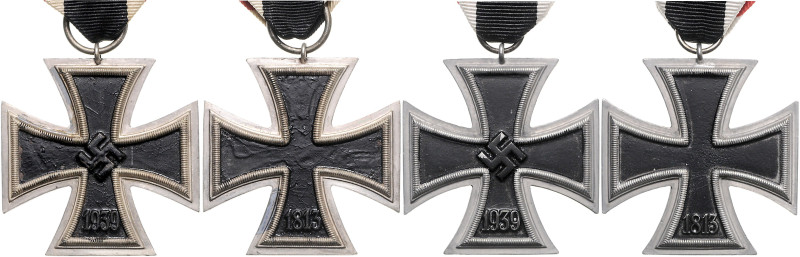 ORDEN UND EHRENZEICHEN, Eisernes Kreuz 2.Klasse 1939 in Silber am Band. DAZU: gl...