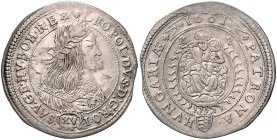 HAUS HABSBURG, Leopold I., 1657-1705, 15 Kreuzer 1661 KB, Kremnitz. 5,10g.
ss
Her.1031