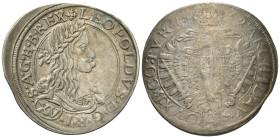 HAUS HABSBURG, Leopold I., 1657-1705, 15 Kreuzer 1662, Wien. 5,05g.
vz/ss
Her.920