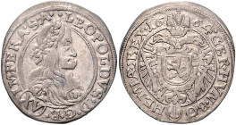 HAUS HABSBURG, Leopold I., 1657-1705, 15 Kreuzer 1664, Prag. 4,40g.
ss+
Her.990