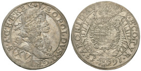 HAUS HABSBURG, Leopold I., 1657-1705, 15 Kreuzer 1675, Wien. 4,80g.
ss-vz
Her.926