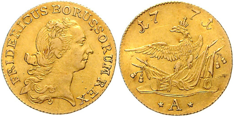 BRANDENBURG-PREUSSEN, Friedrich II. der Große, 1740-1786, Friedrichs d'or 1771 A...