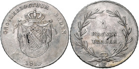 BADEN, Carl, 1811-1818, Kronentaler 1813 D.
ss/vz
AKS 24, T.14, Dav.515