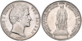 BAYERN, Ludwig I., 1825-1848, Geschichtsdoppeltaler 1843. Hochschule Erlangen.
vz/st
AKS 105, T.82, Dav.590