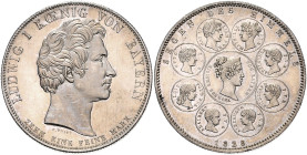 BAYERN, Ludwig I., 1825-1848, Geschichtstaler 1828. Segen des Himmels.
Erstabschlag
AKS 121, T.56, Dav.563