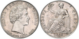 BAYERN, Ludwig I., 1825-1848, Geschichtstaler 1830. Bayerns Treue.
f.st
AKS 125, T.58, Dav.566
