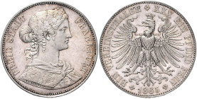 FRANKFURT, Freie Stadt, 1815-1866, Vereinstaler 1865.
f.st
AKS 10, T.144, Dav.652