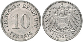 KLEINMÜNZEN, 10 Pfennig 1915 G.
vz
J.13