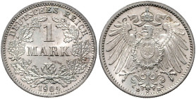 KLEINMÜNZEN, 1 Mark 1904 D.
st fein
J.17