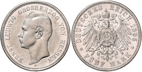 HESSEN, Ernst Ludwig, 1892-1918, 5 Mark 1895 A.
ss/vz
J.73