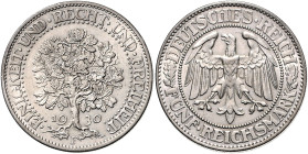WEIMARER REPUBLIK, 1919-1933, 5 Reichsmark 1930 F. Eichbaum.
f.st
J.331