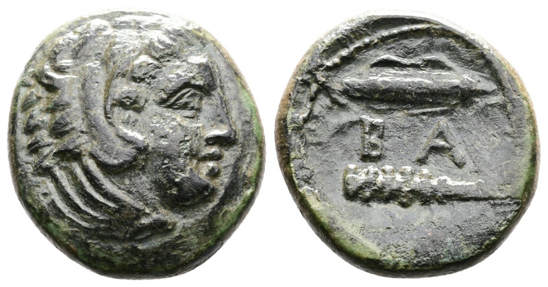 Kings of Macedon Alexander III the Great 336-323 BC. AE Unit (17,5 mm, 5,7 g.). ...