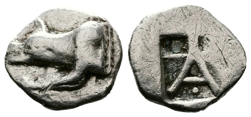 Peloponnesos. Argolis, Argos. Circa 480s-460s. BC. AR Triobol ( 15mm, 2.57 g.). ...