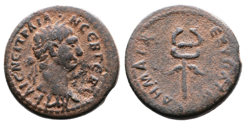 Seleucis and Pieria, Antioch. Trajan. AE (17,5 mm. 3,99 g.). AD 98-99. ΑΥΤ ΚΑΙС ...