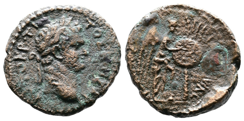 Samaria, Caesarea Maritima. Titus. AE (21,1 mm. 6,5 g.). AD 79-81.AYTOKP TITOΣ K...