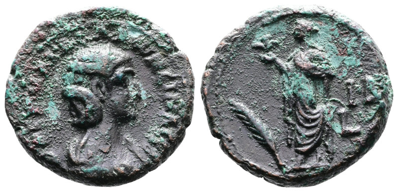 Egypt, Alexandria. Salonina. AE (23,8 mm. 9,6 g.). AD 266-267. Year 14. KOΡNHΛIA...