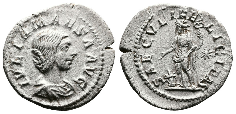 Julia Maesa, AD 220-222. AR Antoninianus. (21,2 mm. 2,84 g.). Rome. IVLIA MAESA ...