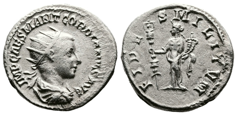 Gordian III, AD 238-244. AR Antoninianus. (22,6 mm. 4,8 g.). AD 238-239, Antioch...