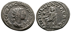Macrianus, AD 260-261. AE Antoninianus. (20,7 mm. 4,7 g.). Samosata. IMP C FVL MACRIANVS P F AVG, radiate, draped and cuirassed bust right. Rev. INDVL...