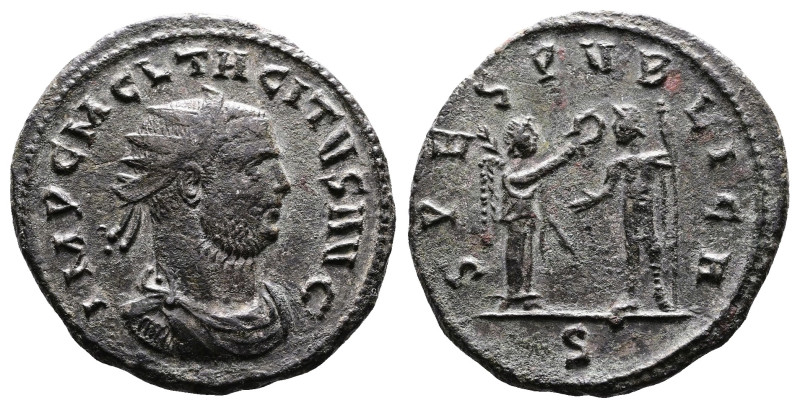 Tacitus, AD 275-276. AE Antoninianus. (22 mm. 3,4 g.). Ticinum. IMP CM CL TACITV...