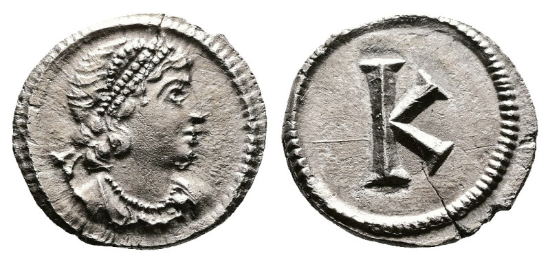 Helena? time of Constantine I 'the Great' Anonymous, ca. AD 330. AR Third Siliqu...