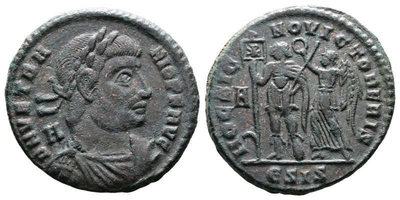 Vetranio, AD 350. AE Centenionalis. (24,7mm. 5,5 g.). Siscia. DN VETRANIO PF AVG...