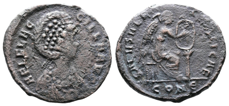 Aelia Flaccilla, AD 378-383. AE2. (21,9mm. 5,1 g.). Constantinople. AEL FLAC-CIL...