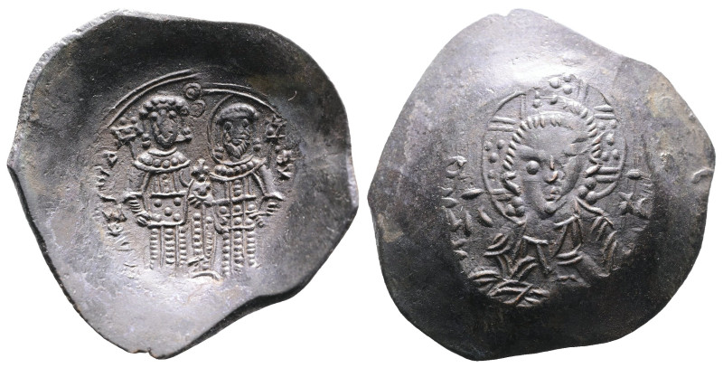 Alexius III. AD 1195-1203. Billon trachy (29,1 mm. 3,63 g). Constantinople. KE R...