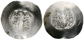 Theodore Comnenus-Ducas, emperor of Thessalonica, 1225/7-1230 AD. AR Trachy (31mm, 5,1 g.). Thessalonica. MHP - ΘV / H A/ΓΙΟ/CO - P/HT/HC / A The Virg...