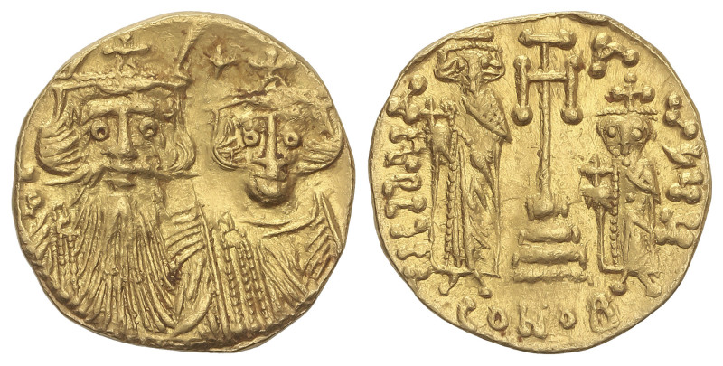 BYZANTINE COINS
Sólido. CONSTANS II (641-668 d.C)
 CONSTANTINOPLA. Anv.: (dN C...