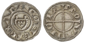 MEDIEVAL COINS: CATALONIA-KINGDOM OF ARAGON
Diner. ALFONS I. COMTAT DE PROVENÇA. ARLES. Anv.: REX ARAGONE. Mitra. Rev.: PRO-VI-NC-IA. Cruz pasante. 0...