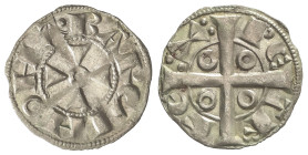 MEDIEVAL COINS: CATALONIA-KINGDOM OF ARAGON
Diner. PERE I. BARCELONA. Anv.: BARQINONA. Cruz interior con botón central. Rev.: PE-TR´ -RE-X. Cruz pasa...