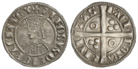 MEDIEVAL COINS: CATALONIA-KINGDOM OF ARAGON
Croat. ALFONS II. BARCELONA. Anv.: ALFOSVS DEI GRACIA REX. Efigie coronada a izquierda. Rev.: CIVI-TAS:-B...