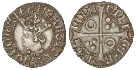 MEDIEVAL COINS: CATALONIA-KINGDOM OF ARAGON
Croat. MARTÍ I. BARCELONA. Anv.: MARTINUS:DEI:GRA:REX:. Efigie coronada a izquierda. Rev.: CIUI-TASB-ARCK...