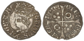 MEDIEVAL COINS: CATALONIA-KINGDOM OF ARAGON
Croat. MARTÍ I. BARCELONA. Anv.: MARTINUS:DEI:GRA:REX:. Efigie coronada a izquierda. Rev.: CIUI-TASB-ARCK...