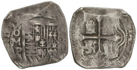 SPANISH MONARCHY: PHILIP IV
8 Reales. 163(?). MÉXICO. P. 25,76 grs. AC-Tipo 319. MBC-.