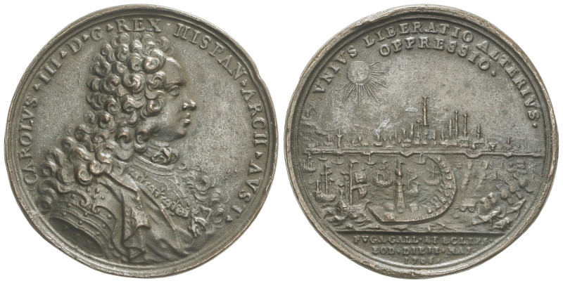 SPANISH MONARCHY: CHARLES III Pretender
Medalla Liberación de Barcelona del ase...