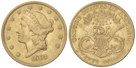 WORLD COINS: UNITED STATES
20 Dollars. 1904. 33,37 grs. AU. Liberty Head. Fr-177, KM-74.3. EBC.