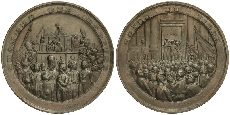 WORLD MEDALS
Medalla FORMACIÓN DEL GOBIERNO PROVISIONA. 24 FEV 1848. II REPÚBLI...