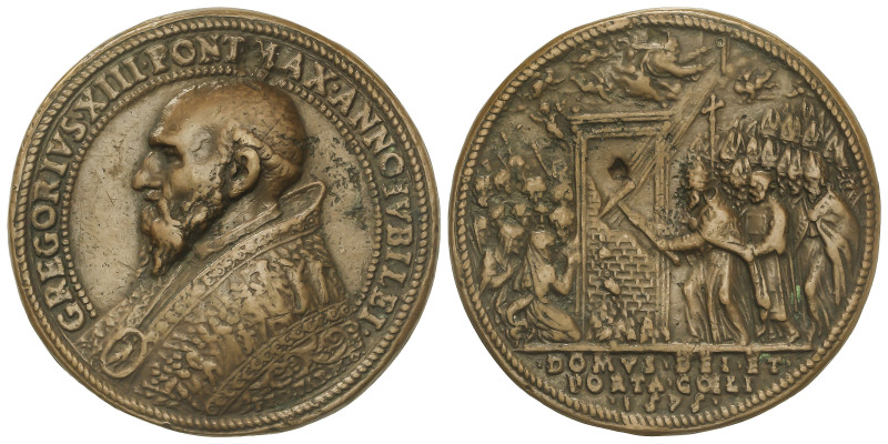 WORLD MEDALS
Medalla Apertura Puerta Año Santo. 1575. GREGORIO XIII, Año IV
 E...