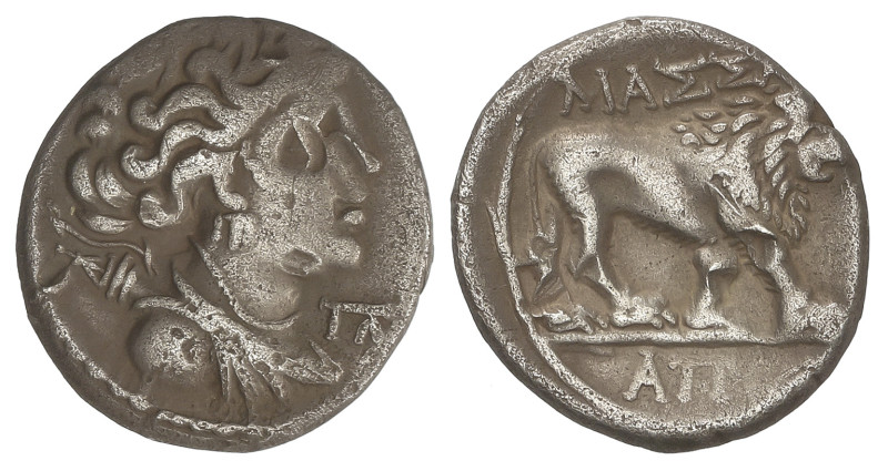 GREEK COINS
Dracma. 200 a.C. MASSALIA. Anv.: Busto diademado de Artemis a derec...