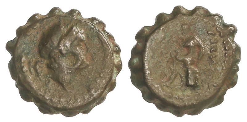 GREEK COINS
AE 12. 154-145 a.C. ALEJANDRO I BALAS. REINO SELÉUCIDA. Anv.: Cabez...