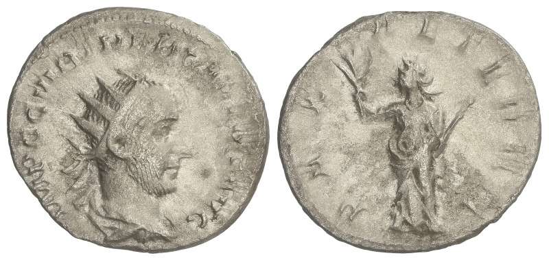 ROMAN COINS: ROMAN EMPIRE
Antoniniano. 251-254 d.C. TREBONIANO GALO. Rev.: PAX ...