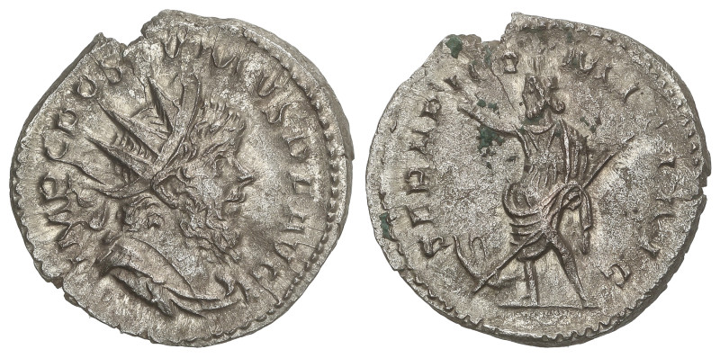 ROMAN COINS: ROMAN EMPIRE
Antoniniano. 259-268 d.C. PÓSTUMO. Rev.: SERAPI COMIT...