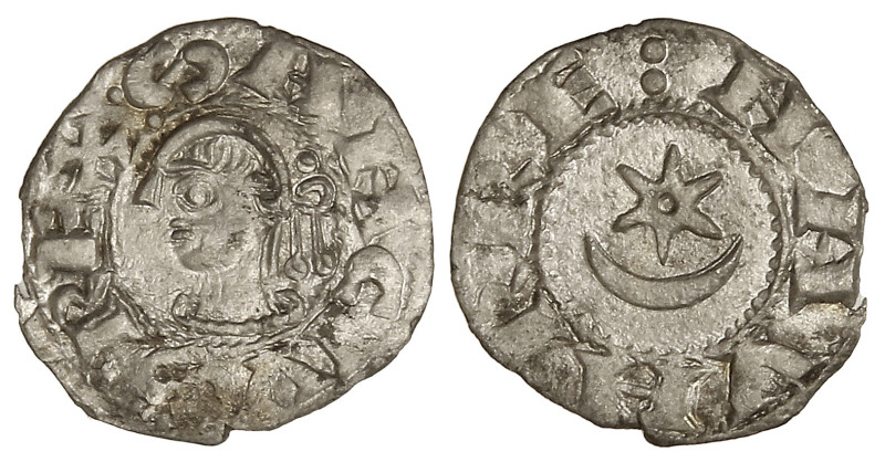 MEDIEVAL COINS: KINGDOM OF NAVARRE
Dinero. SANCHO VII. Anv.: :SANCIVS REX. Efig...