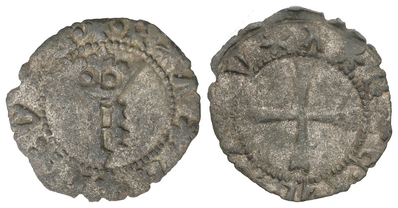 MEDIEVAL COINS: KINGDOM OF NAVARRE
Cornado. CARLOS PRÍNCIPE DE VIANA. Anv.: ¶K¶...