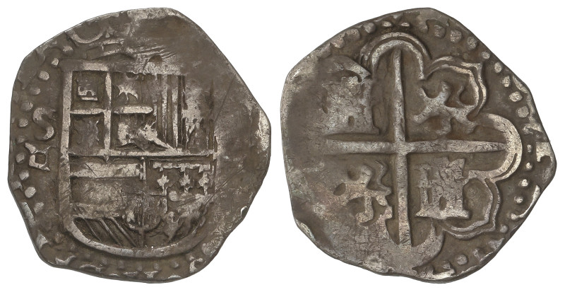 SPANISH MONARCHY: PHILIP II
1 Real. Fecha no visible. SEVILLA. P Tumbada. 3,36 ...